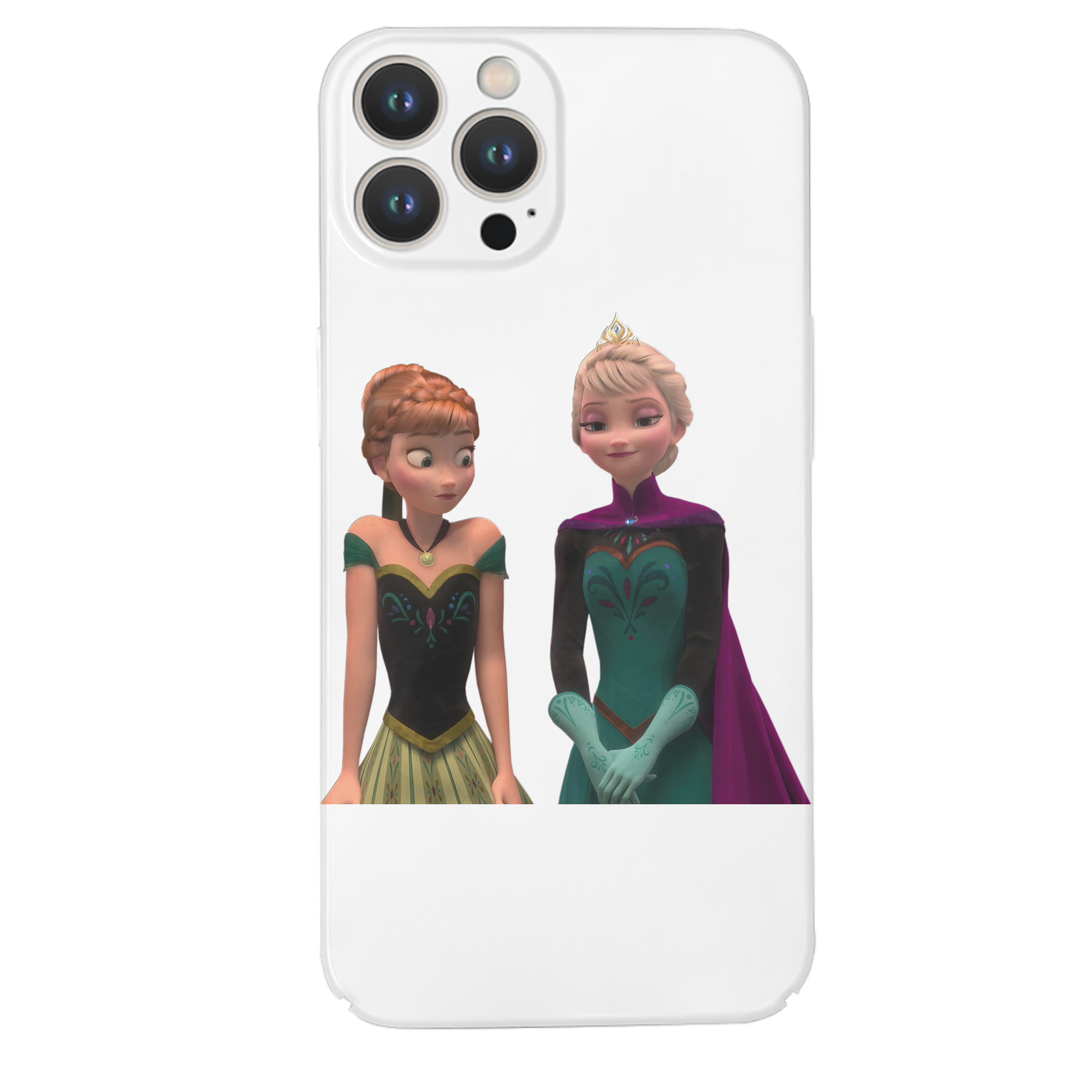 （画像用） アナと雪の女王 アンナ エルサ Frozen Anna Elsa 【iPhone 14シリーズ対応】ハードケース